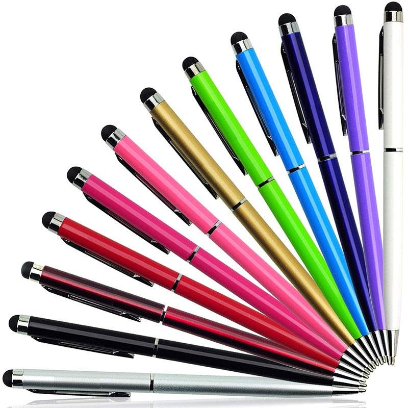 Ручка стилус 2 в 1 для смартфона и планшетов с емкостными экранами.L-13 см
