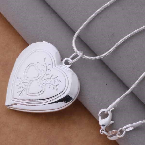 Кулон Сердце для фото медальон со жгутиком