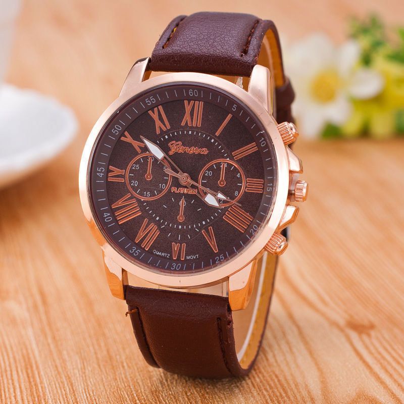 Наручний годинник Geneva Charm коричневі